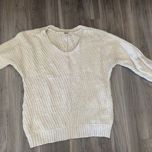 Free People Ivory Sweater - size Lg